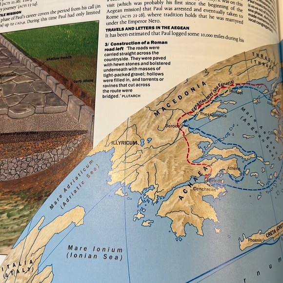 The Harper Concise Atlas Of The Bible HC/DJ Book EXC - Picture 13 of 16